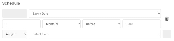 How do I create a record automation? - Schedule Trigger (Expiry-Based)