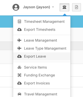 How do I export leave for payroll? - Running the Export