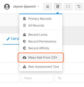 How do I bulk import records with Mass Add? - Accessing Mass Add