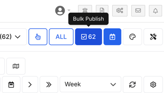 How do I publish shifts so staff can see them? - Option 1 - Bulk Publish Schedule Button