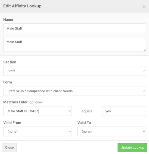 How do I set up Record Affinity rules? - Staff Lookup (2)