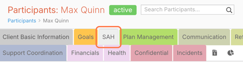How do I set up a Support at Home allocation to repeat quarterly? - Step 1 - Open the Client Record