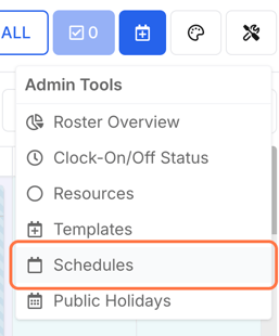 How do I create schedules and assign shifts to them? - Accessing Schedule Management
