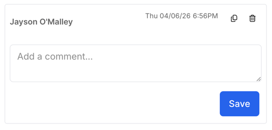 How do I add comments to a shift? - Using the Comments Section (3)