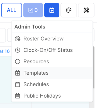 How do I create and apply a shift template? - Creating a Shift Template