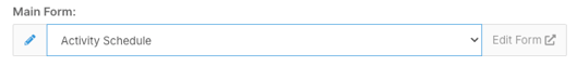 How do I create a new Section with Tabs and Forms? - Step 3 - Select the Primary Form