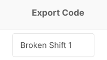 How do I set up allowances? - Export Codes (Critical)