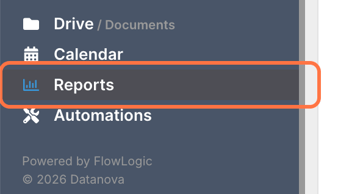 How do I create and share Support at Home monthly statements? - Step 1 - Go to Reports