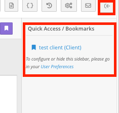 How do I find and open a client record in the Client Section? - Client Icons (2)