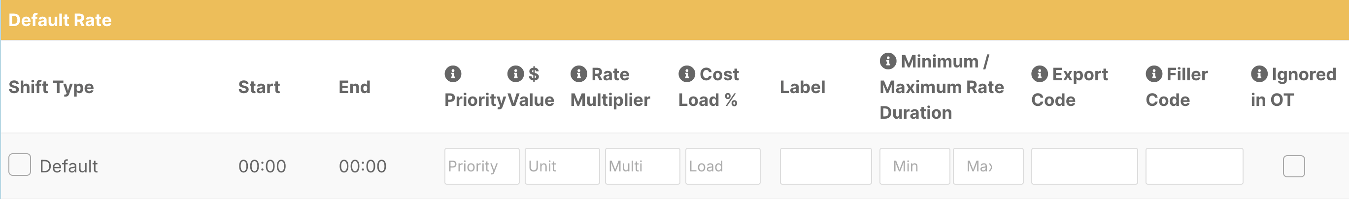 How do I add or duplicate a cost category? - Understanding Rates and Multipliers