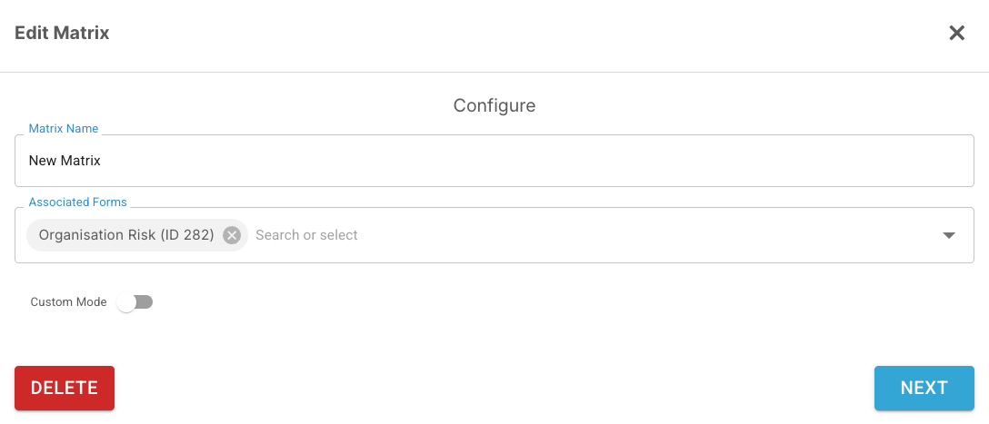 How do I add a risk matrix to a Form? - Step 3: Link the Form to a Risk Matrix