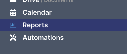 How do I create a report? - Step 1 - Open Reports