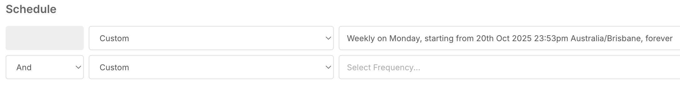 How do I schedule a report to send automatically? - Example Setup