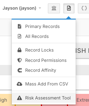 How do I create a risk matrix? - Step 1: Access the Risk Assessment Tool