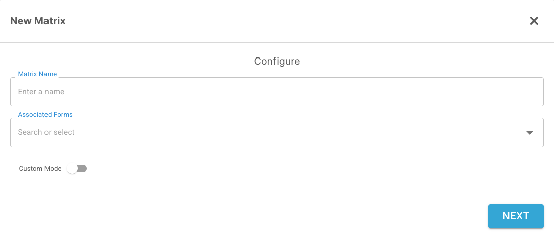 How do I create a risk matrix? - Step 2: Create a New Matrix (2)