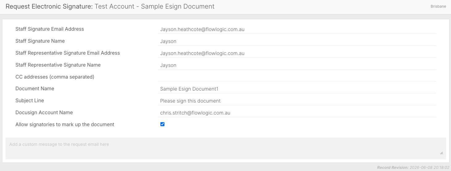 How do I send a document for e-signature with DocuSign? - Sending a Document for Signature (2)