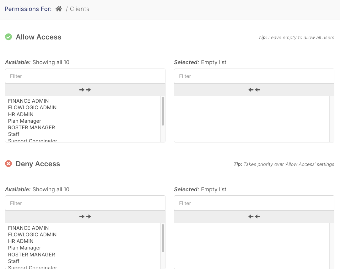 How do I create folders and set permissions in the Drive? - Setting folder permissions (2)