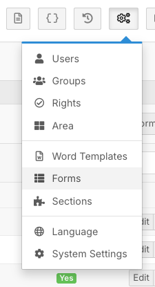 How do I edit a Form and move fields? - Opening the Form for Editing