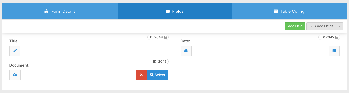 How do I edit a Form and move fields? - Editing the Form Layout