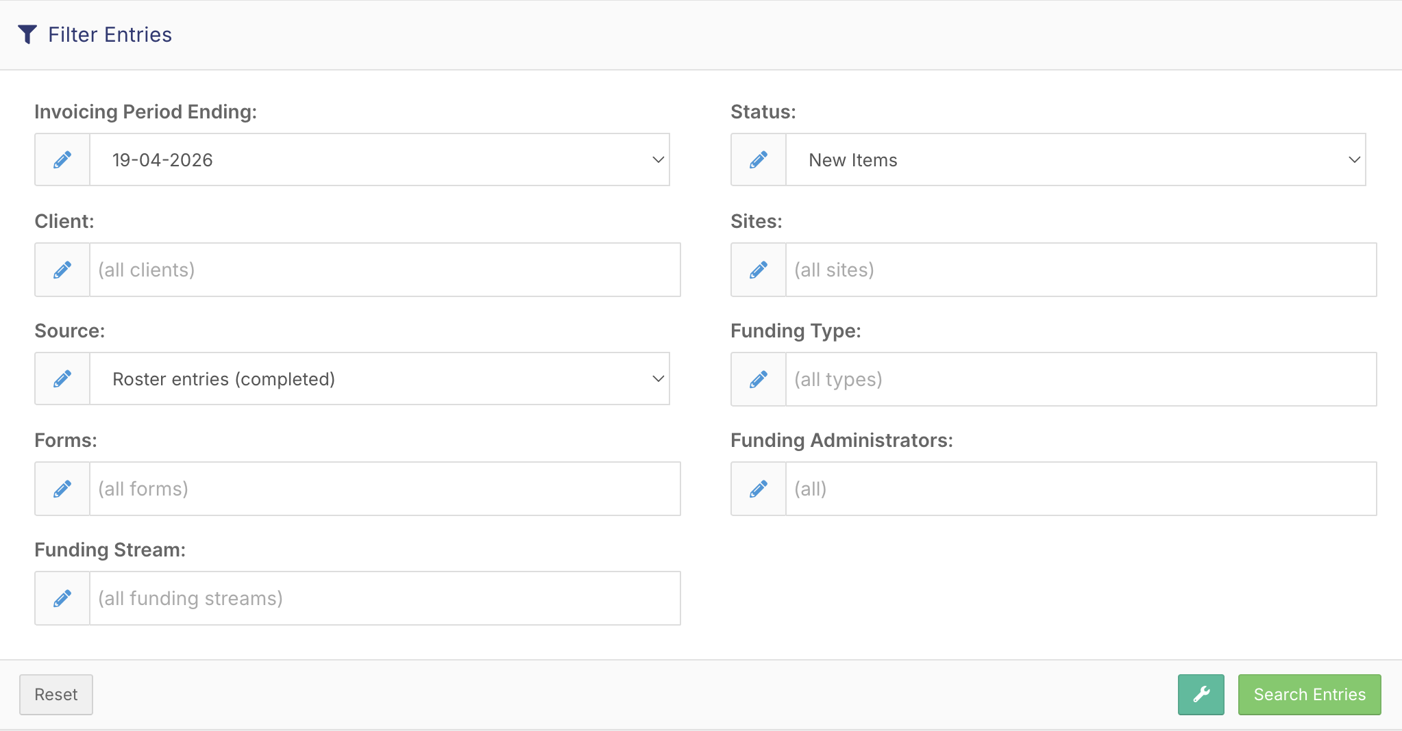 How do I export invoices? - Filtering and Searching