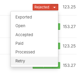 How do I check and resubmit Funding Exchange claim requests? - Handling Rejections and Resubmissions (2)