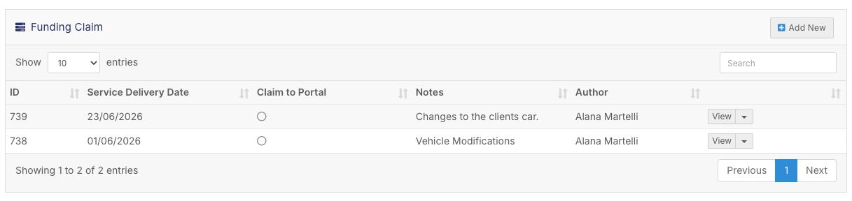How do I create a single funding claim? - Finding the Form