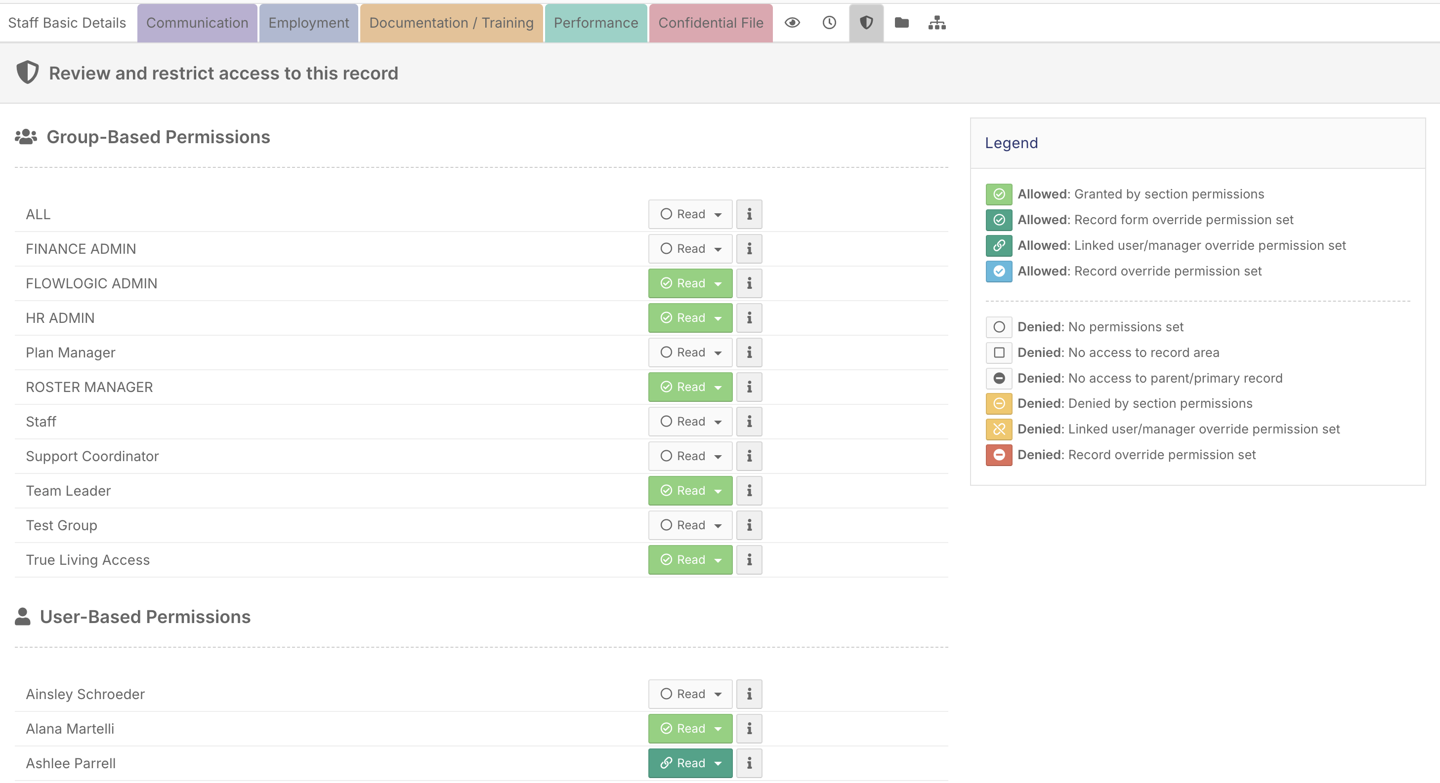 How do I give or block a user's access to a single record? - Accessing Record Permissions