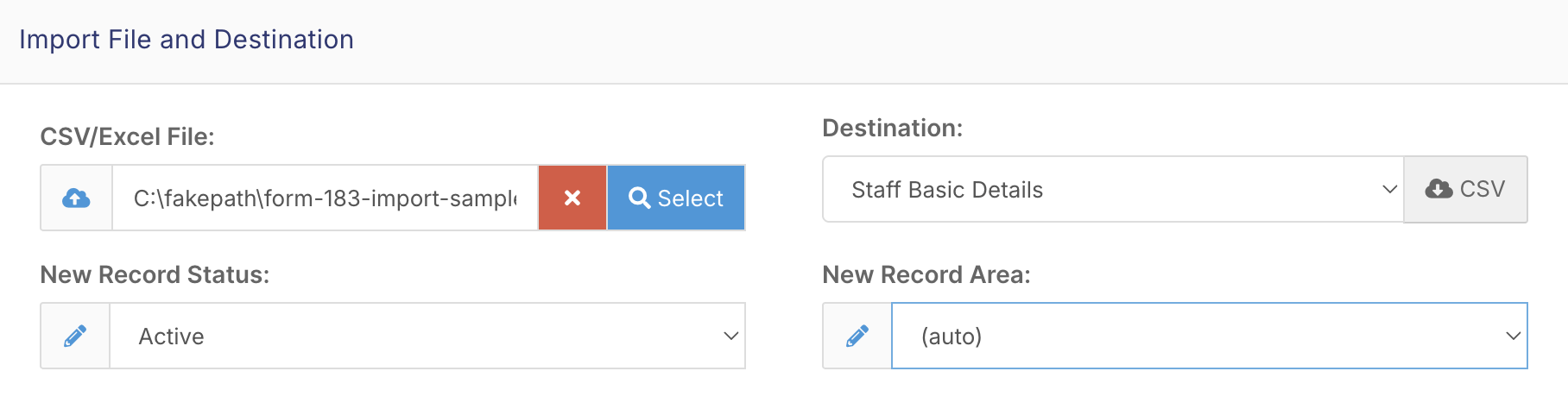 How do I bulk import records with Mass Add? - Step 4 - Uploading the File