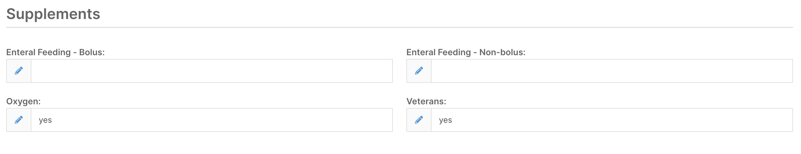 How do I set up a Support at Home allocation to repeat quarterly? - Step 5 - Add Supplements