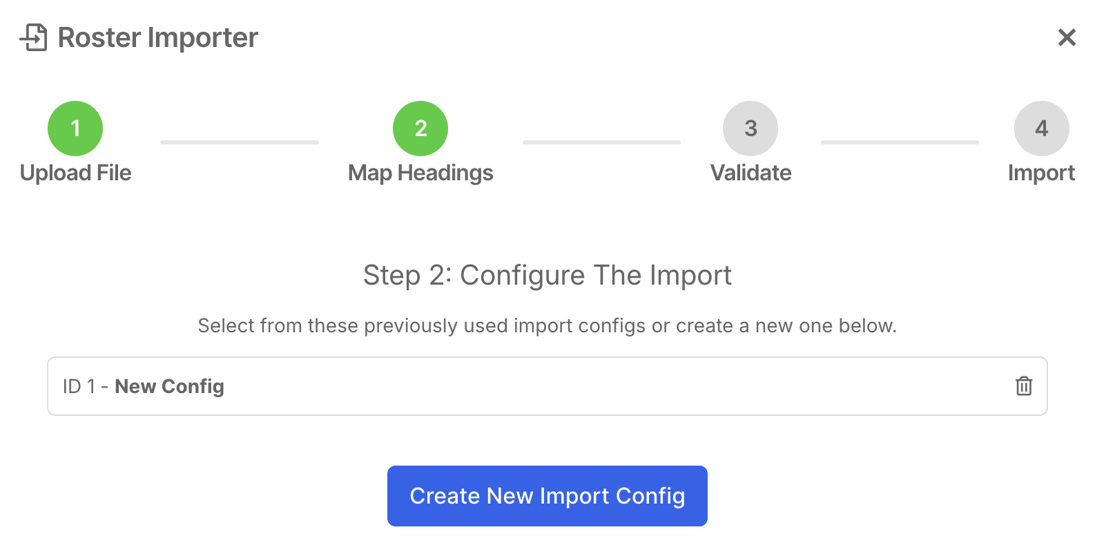 How do I import shifts from a CSV file? - Import Configurations