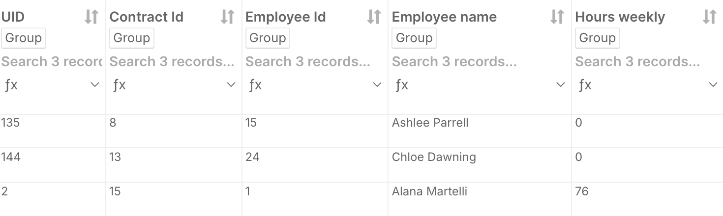 How do I find and export roster reports? - Contract Hours Reports