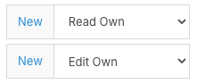 How do I set permissions on Sections and Forms? - Read Own / Edit Own Permission Rules