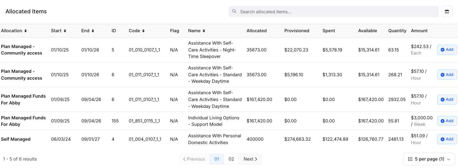 How do I add billing to a shift? - Viewing Funding Tracking