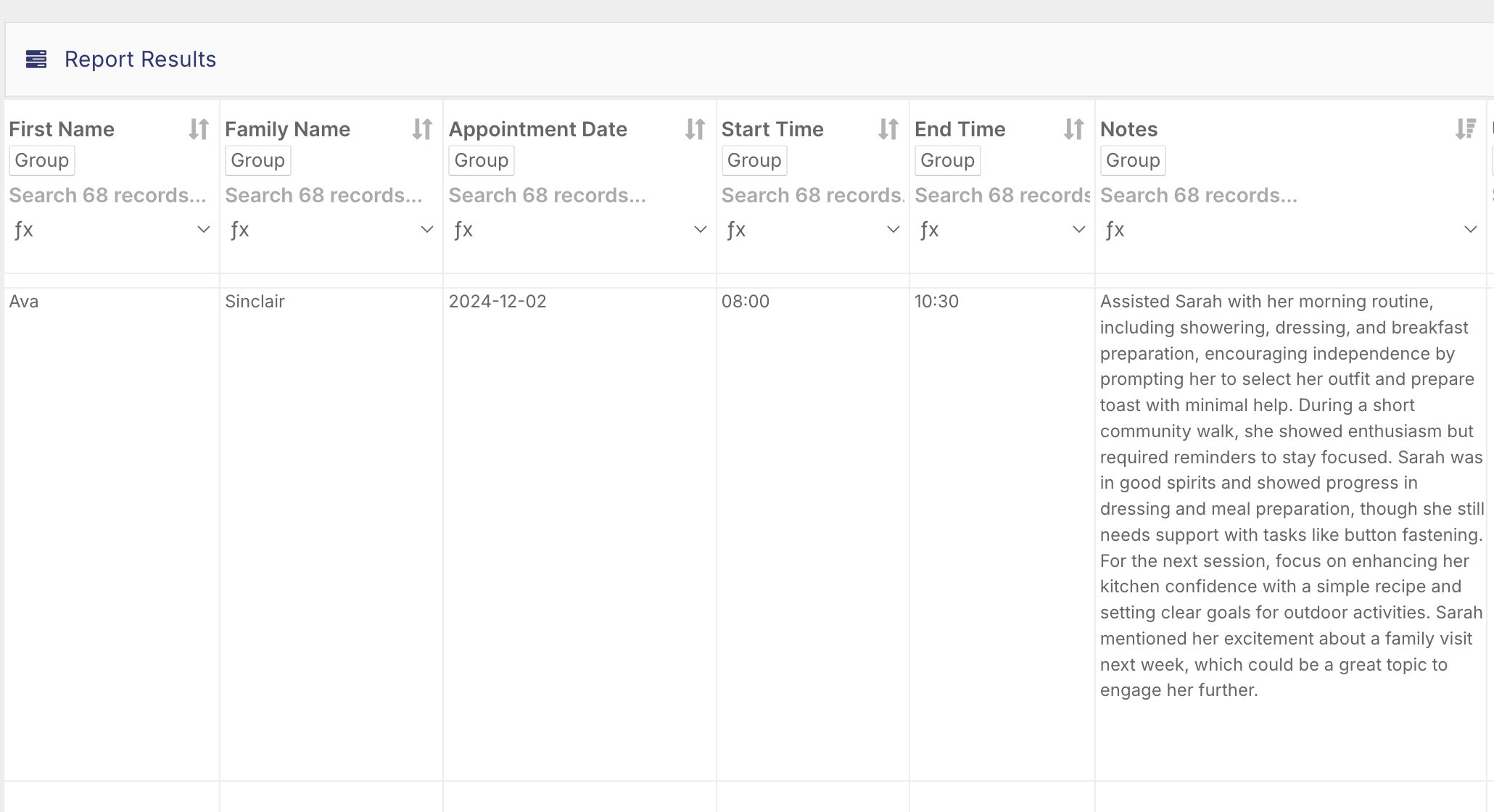 How do I report on shift notes? - Viewing and Adjusting the Report
