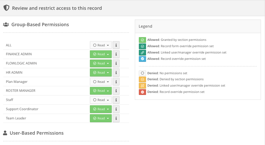 How do I find and open a staff record in the Staff Section? - Navigation (8)