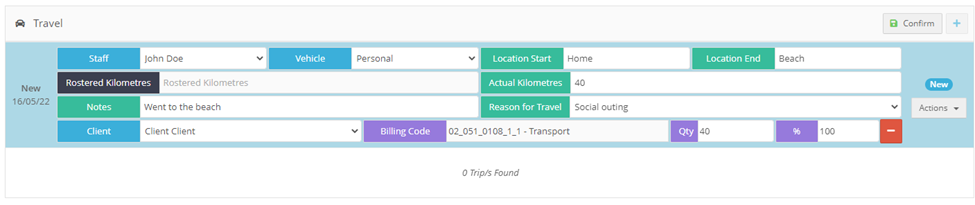 How do I record and approve travel for shifts? - Allocating Travel during Timesheet Submission (2)
