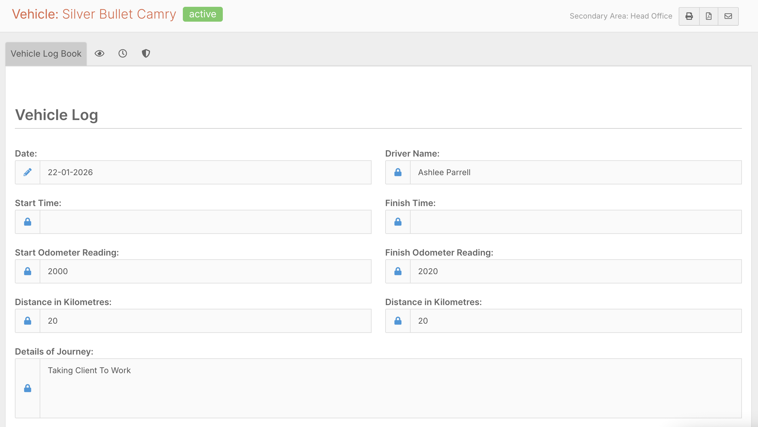 How does the vehicle logbook record travel? - Understanding Logbook Entries